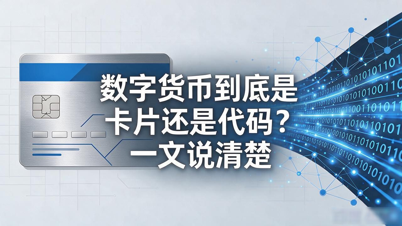 数字货币到底是卡片还是代码？一文说清楚
