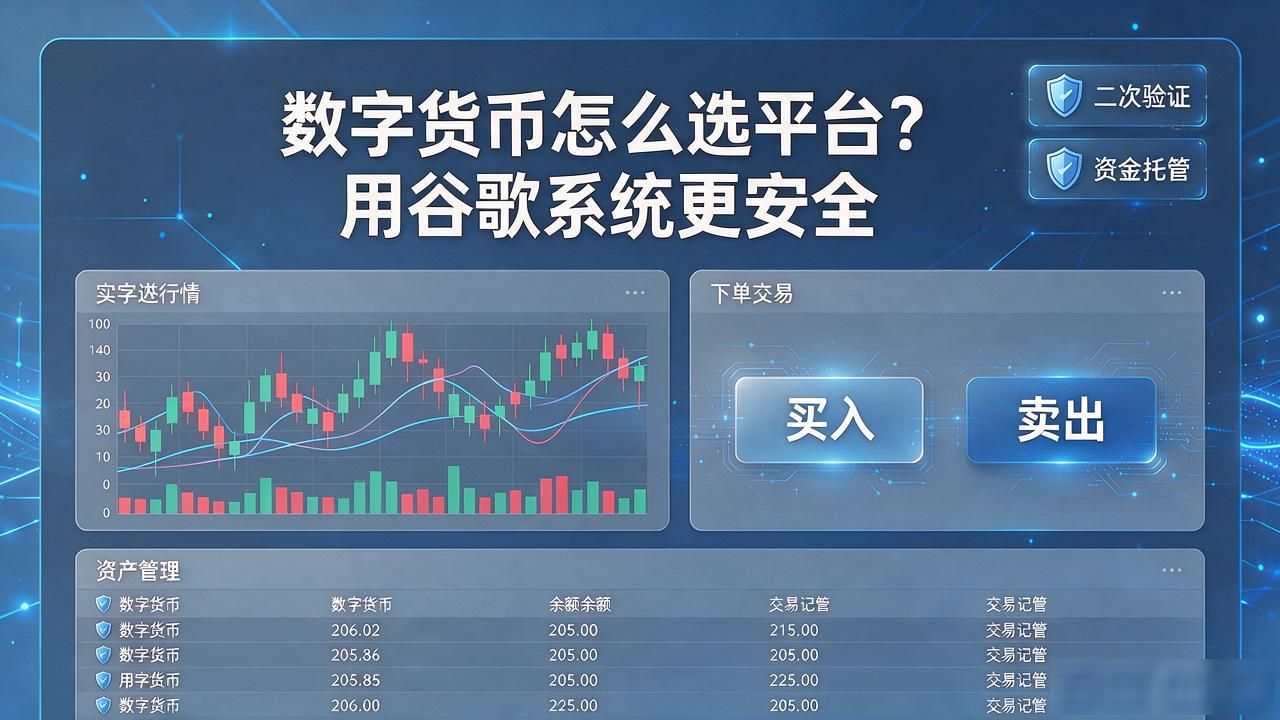 数字货币怎么选平台？用谷歌系统更安全