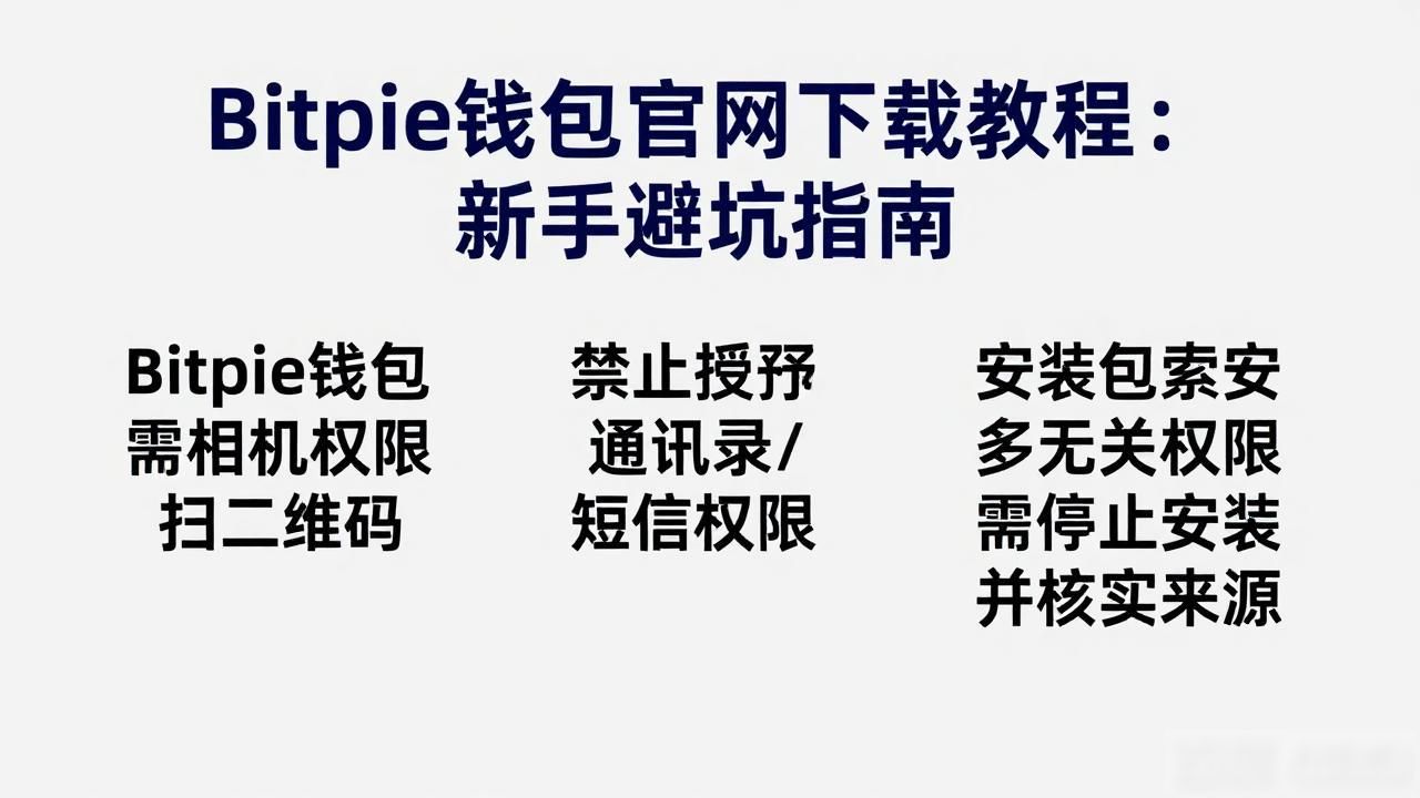 Bitpie钱包正确下载渠道_Bitpie钱包官网下载全攻略：避免常见错误_Bitpie钱包安装注意事项