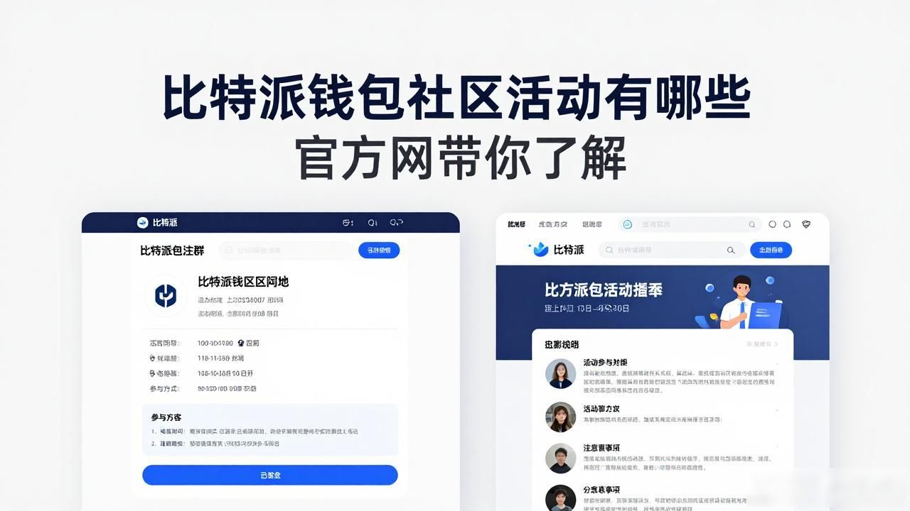 比特派钱包社区活动有哪些 官方网带你了解