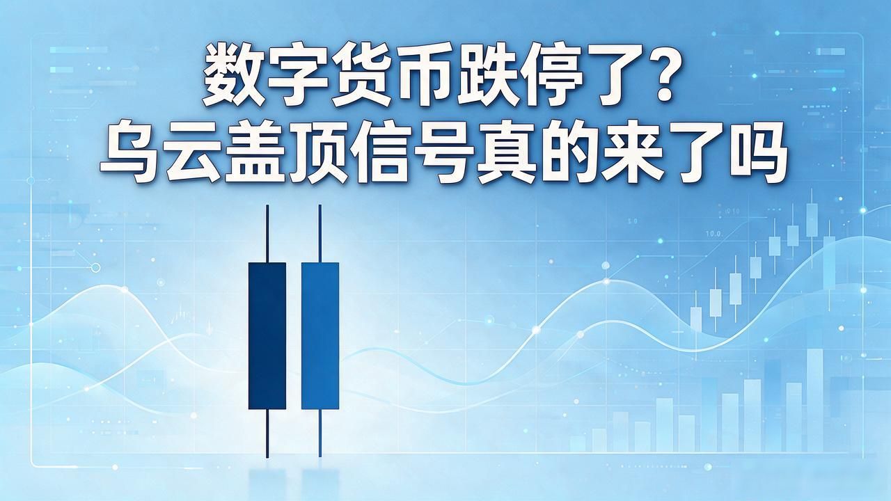 数字货币跌停了？乌云盖顶信号真的来了吗