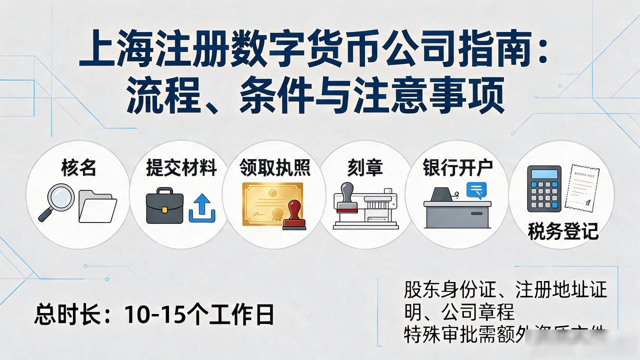 上海注册数字货币公司指南：流程、条件与注意事项