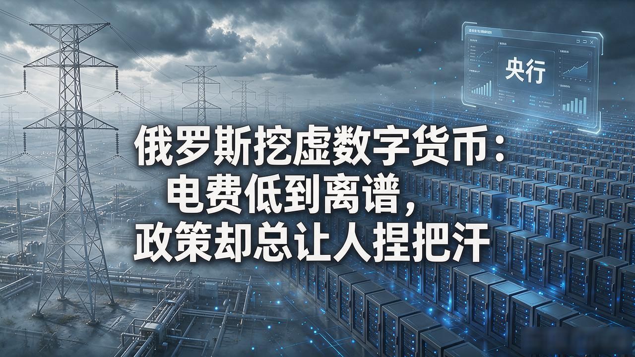 俄罗斯挖虚数字货币：电费低到离谱，政策却总让人捏把汗