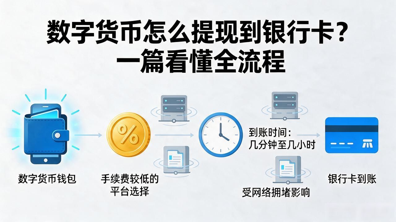 数字货币怎么提现到银行卡？一篇看懂全流程