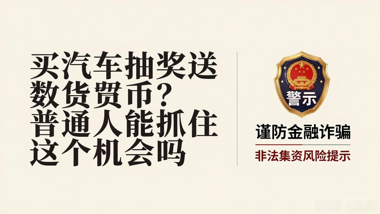 买汽车抽奖送数字货币？普通人能抓住这个机会吗