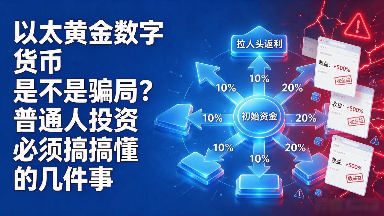 以太黄金数字货币是不是骗局？普通人投资前必须搞懂的几件事