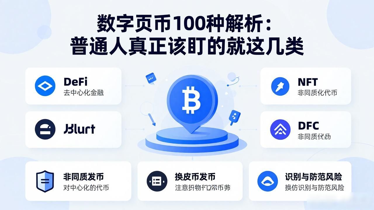 数字货币100种解析：普通人真正该盯的就这几类