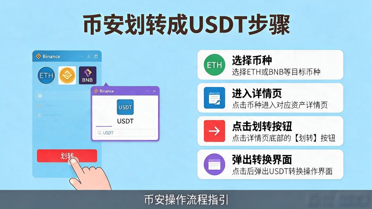 币安数字货币如何划转成USDT