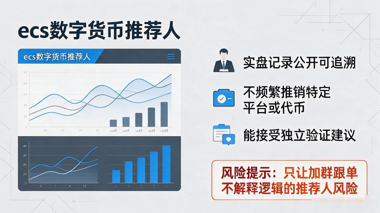 ecs数字货币推荐人是谁？如何辨别靠谱的引路人