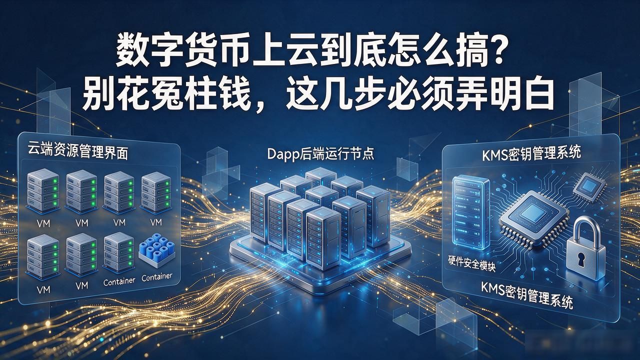 数字货币上云到底怎么搞？别花冤枉钱，这几步必须弄明白