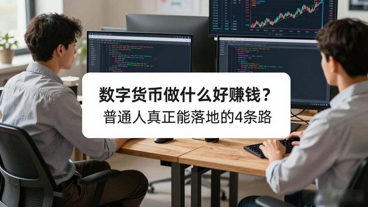 数字货币做什么好赚钱？普通人真正能落地的4条路