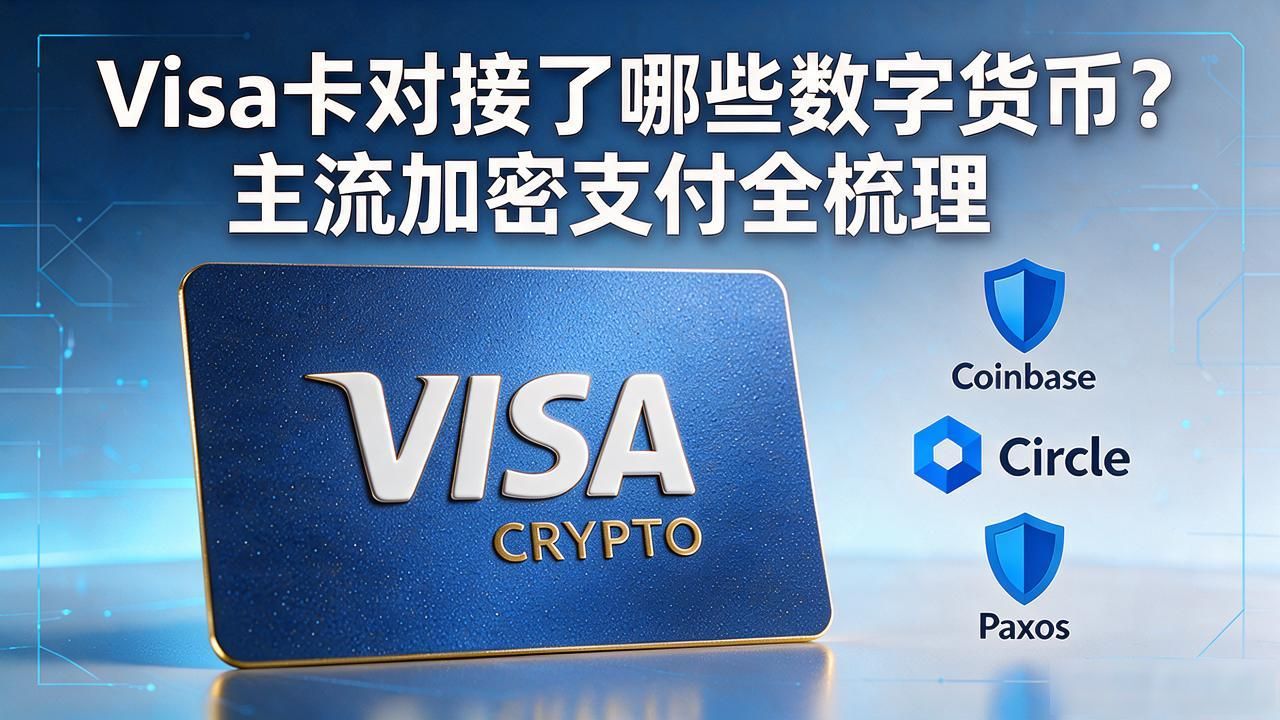 Visa卡对接了哪些数字货币？主流加密支付全梳理