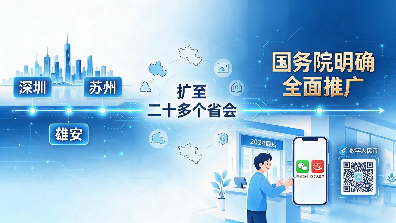 数字货币什么时候启用？数字人民币从试点到全面铺开只花了六年