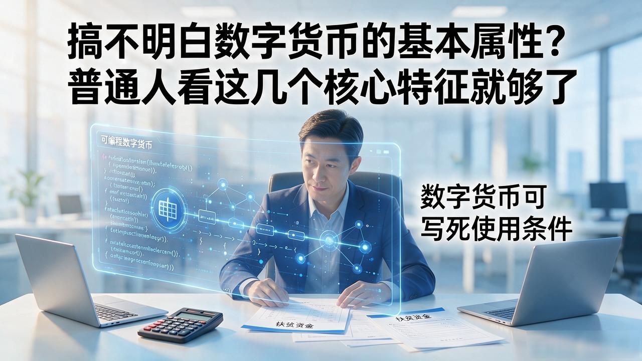 搞不明白数字货币的基本属性？普通人看这几个核心特征就够了
