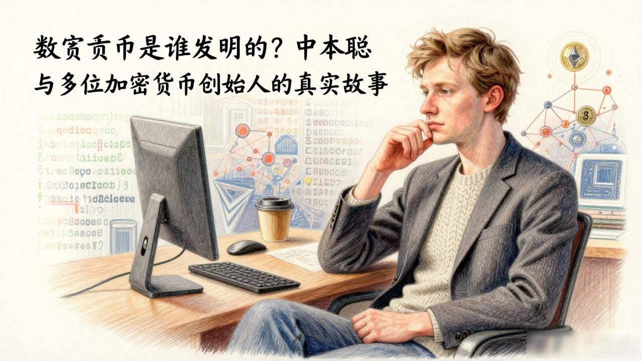 数字货币是谁发明的？中本聪与多位加密货币创始人的真实故事