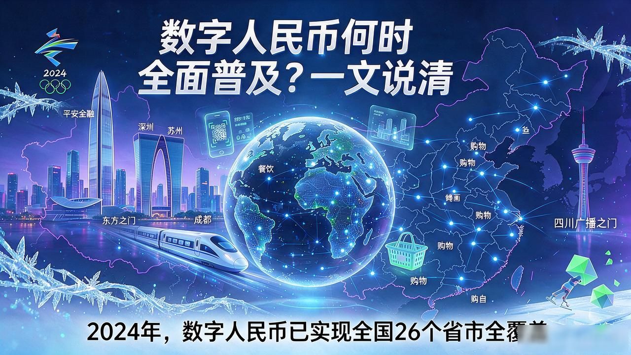 数字人民币何时全面普及？一文说清