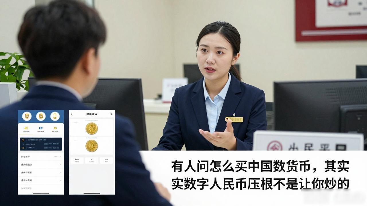 有人问怎么购买中国数字货币，其实数字人民币压根不是让你炒的