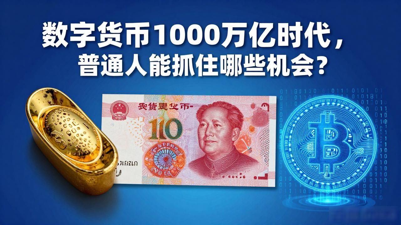 数字货币1000万亿时代，普通人能抓住哪些机会？