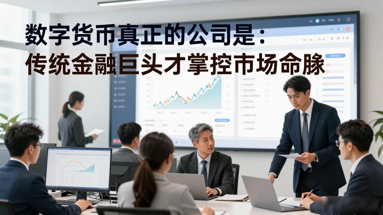 数字货币真正的公司是：传统金融巨头才掌控市场命脉