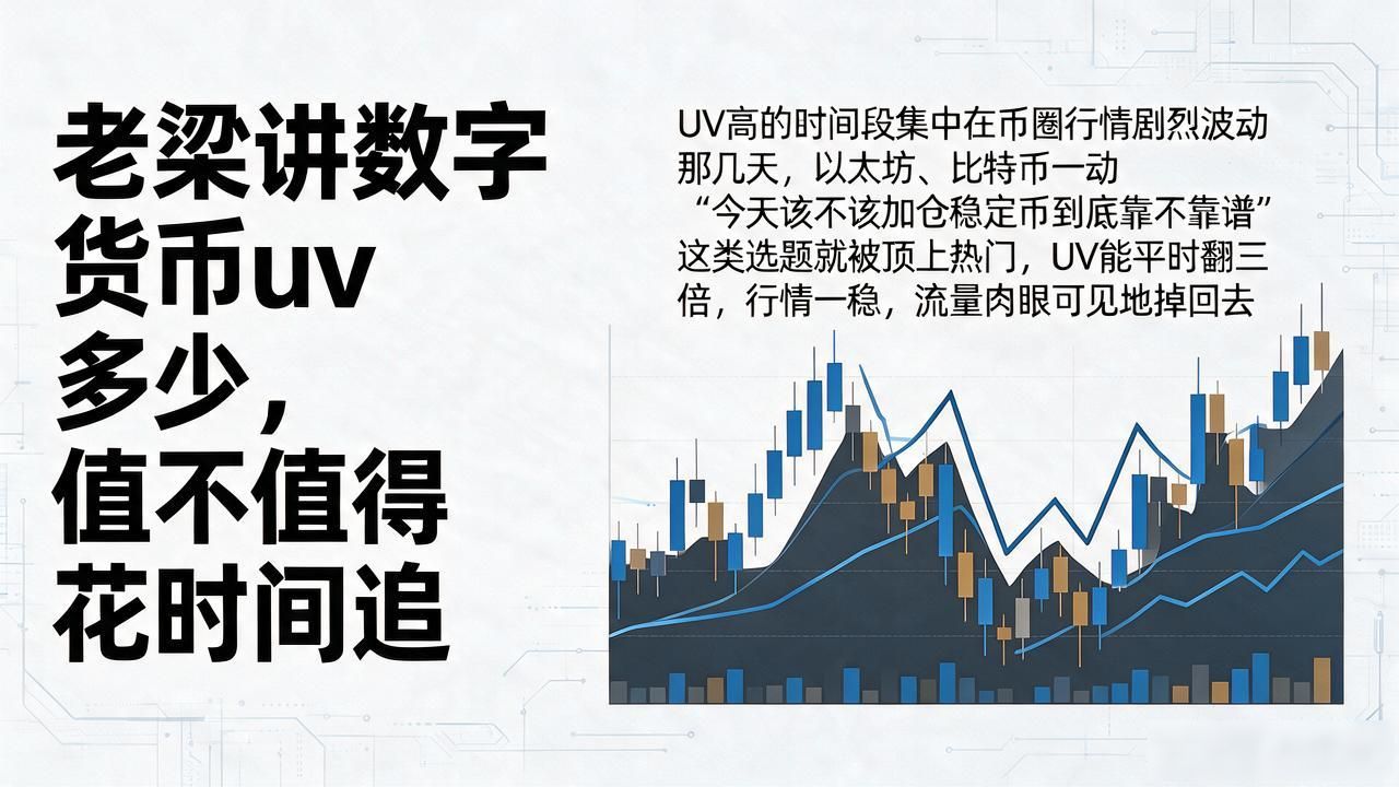 老梁讲数字货币uv多少，值不值得花时间追