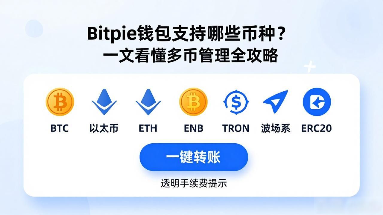 Bitpie钱包支持哪些币种？一文看懂多币管理全攻略