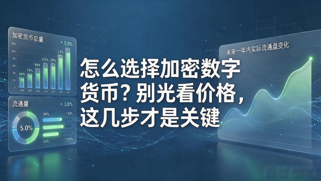 怎么选择加密数字货币？别光看价格，这几步才是关键
