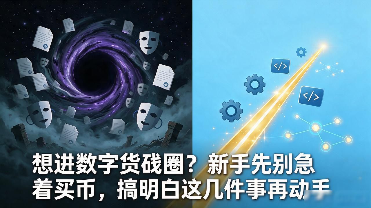 想进数字货币圈？新手先别急着买币，搞明白这几件事再动手