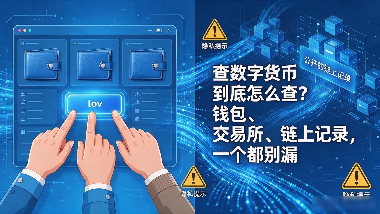 查数字货币到底怎么查？钱包、交易所、链上记录，一个都别漏