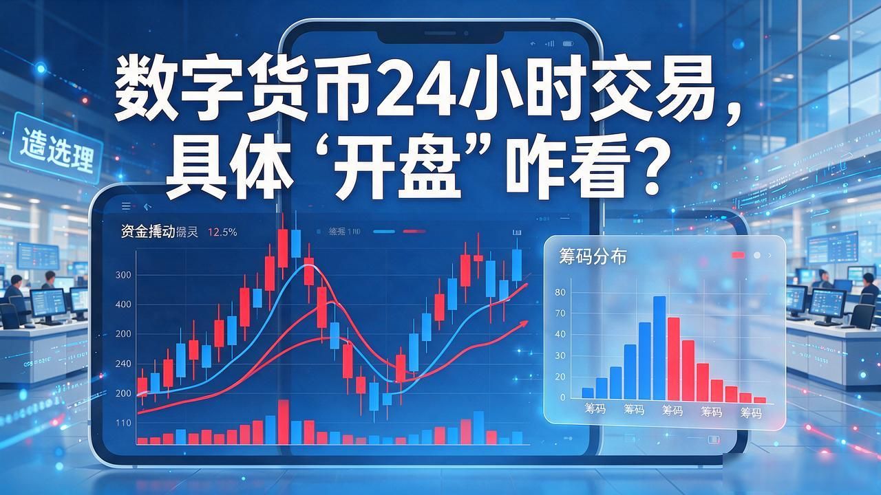 数字货币24小时交易，具体“开盘”咋看？