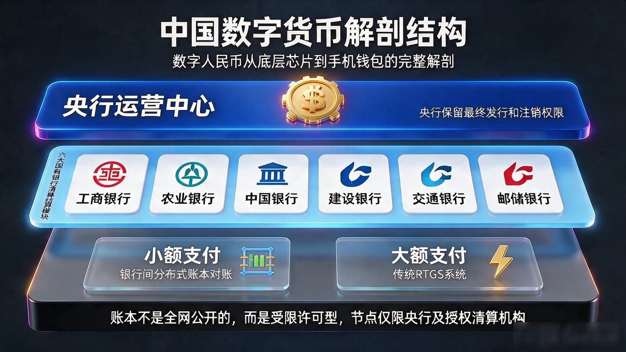 中国数字货币拆开来看，数字人民币从底层芯片到手机钱包的完整解剖