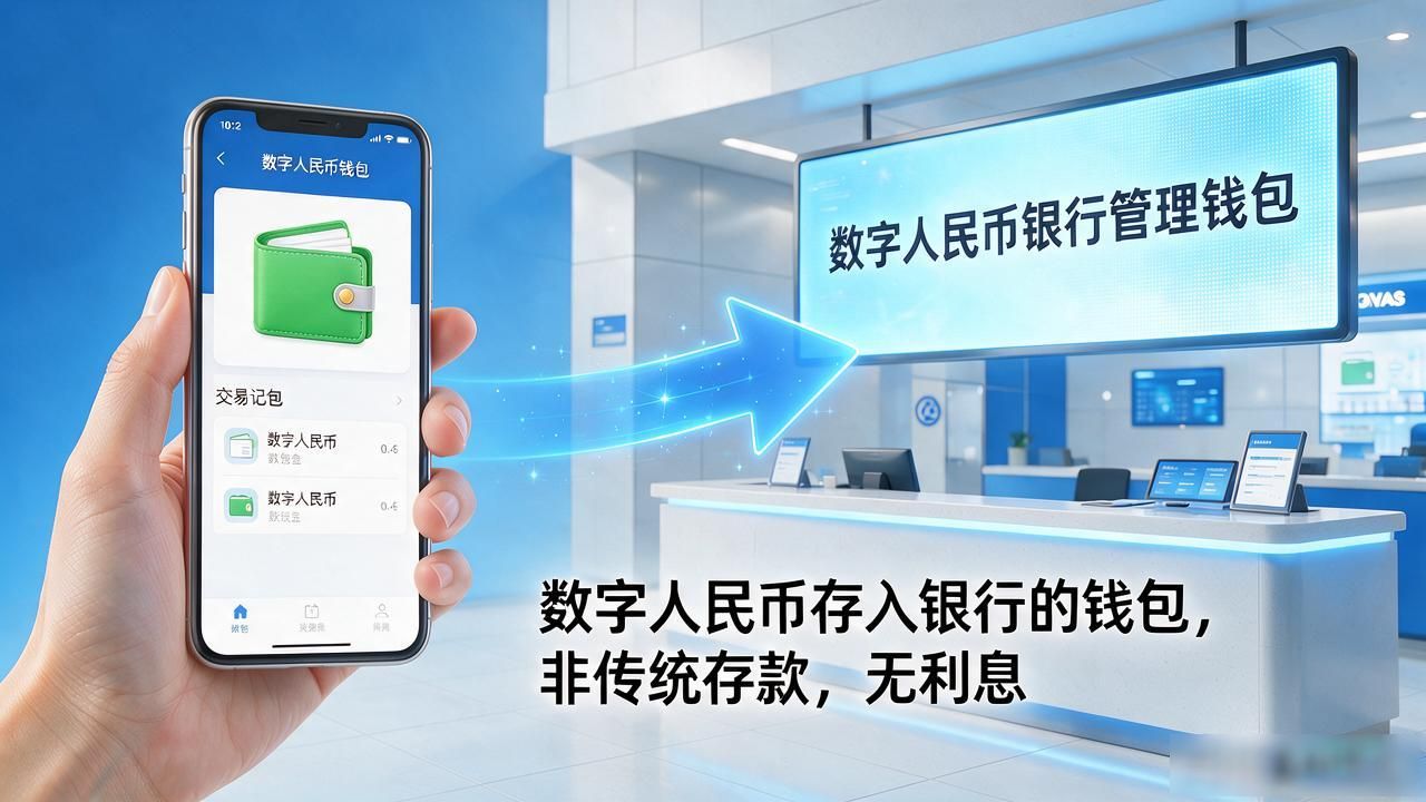 数字人民币利息政策_数字货币银行能不能存_数字人民币与银行存款区别