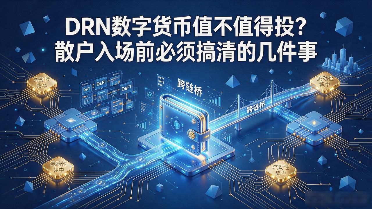 DRN数字货币值不值得投？散户入场前必须搞清的几件事