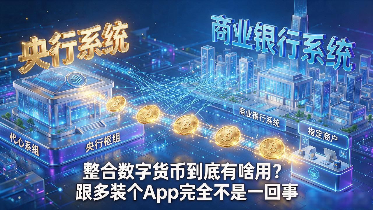 整合数字货币到底有啥用？跟"多装个App"完全不是一回事