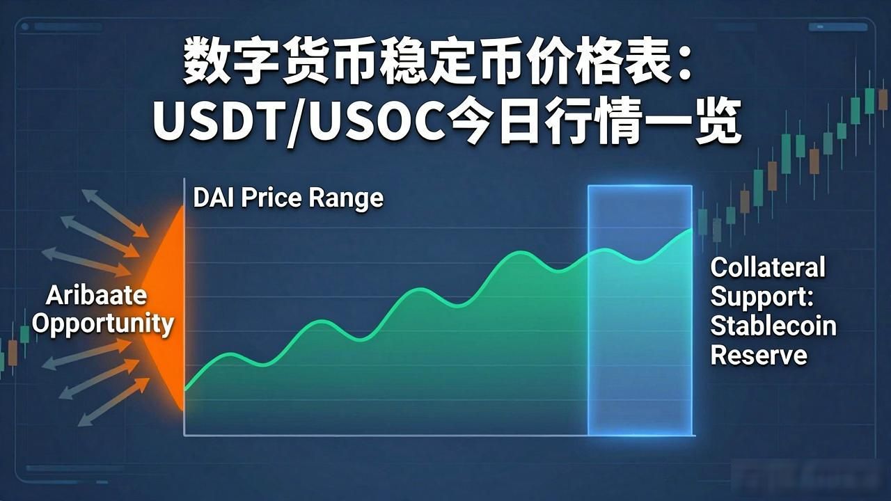 稳定币价格表查看方法_数字货币稳定币价格表_USDT USDC DAI稳定币市场分析