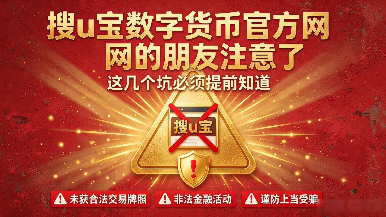 搜u宝数字货币官方网的朋友注意了，这几个坑必须提前知道