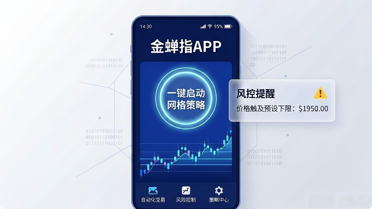 网格交易策略自动化工具_金蝉指数字货币网格量化APP_金蝉指数字货币网格量化APP