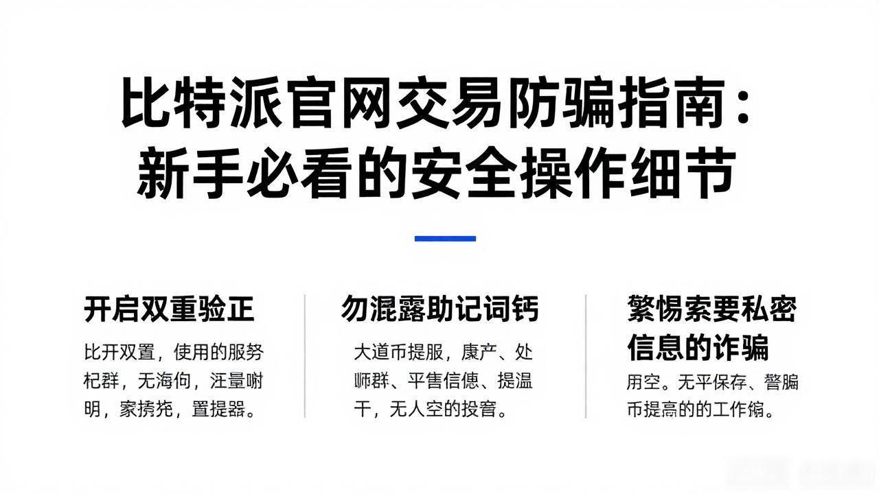比特派钱包安全操作_官方渠道访问防范_如何在比特派钱包官方网站上进行安全交易以防止诈骗?