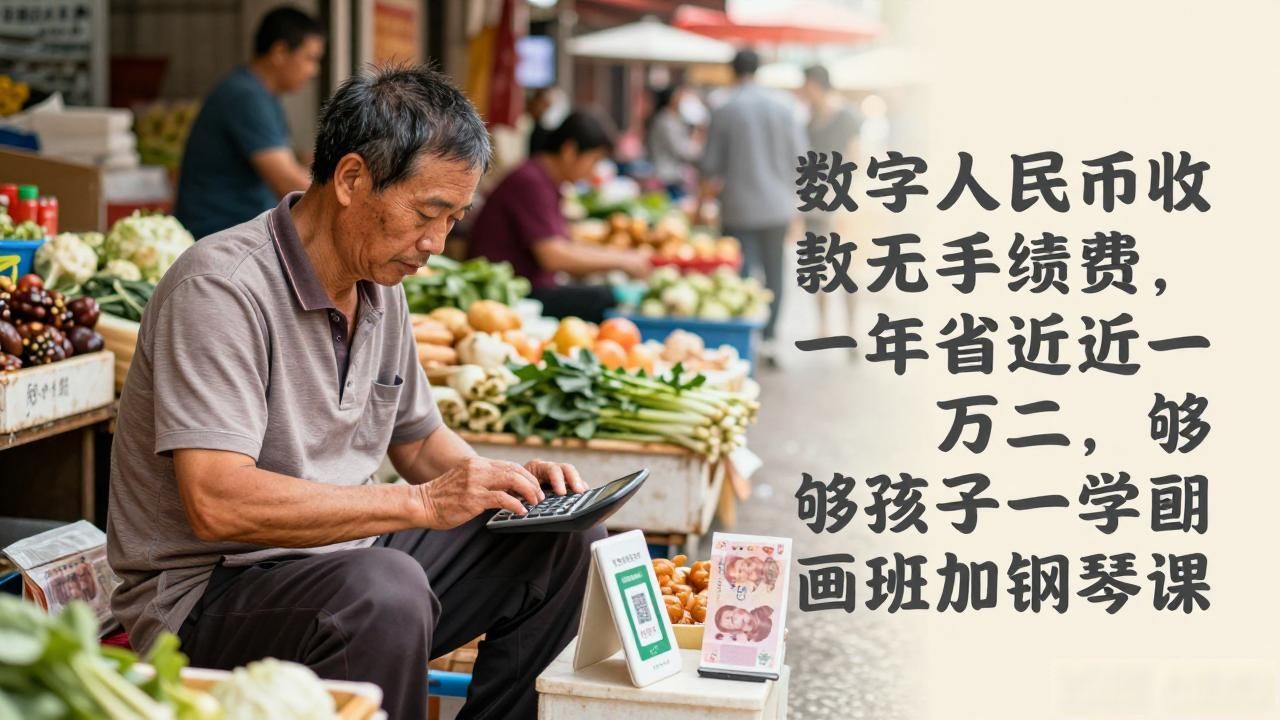 数字人民币离线支付优势_我国版数字货币_数字人民币菜市场应用
