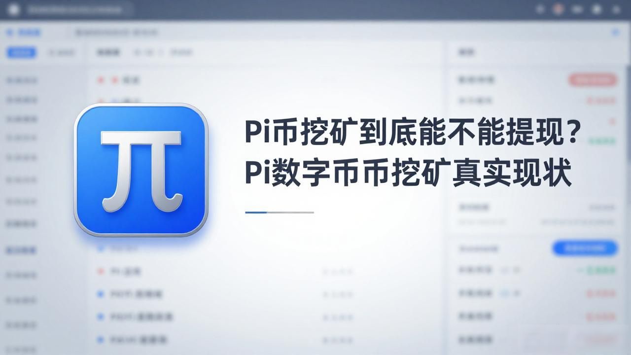 Pi币挖矿到底能不能提现？Pi数字货币挖矿真实现状
