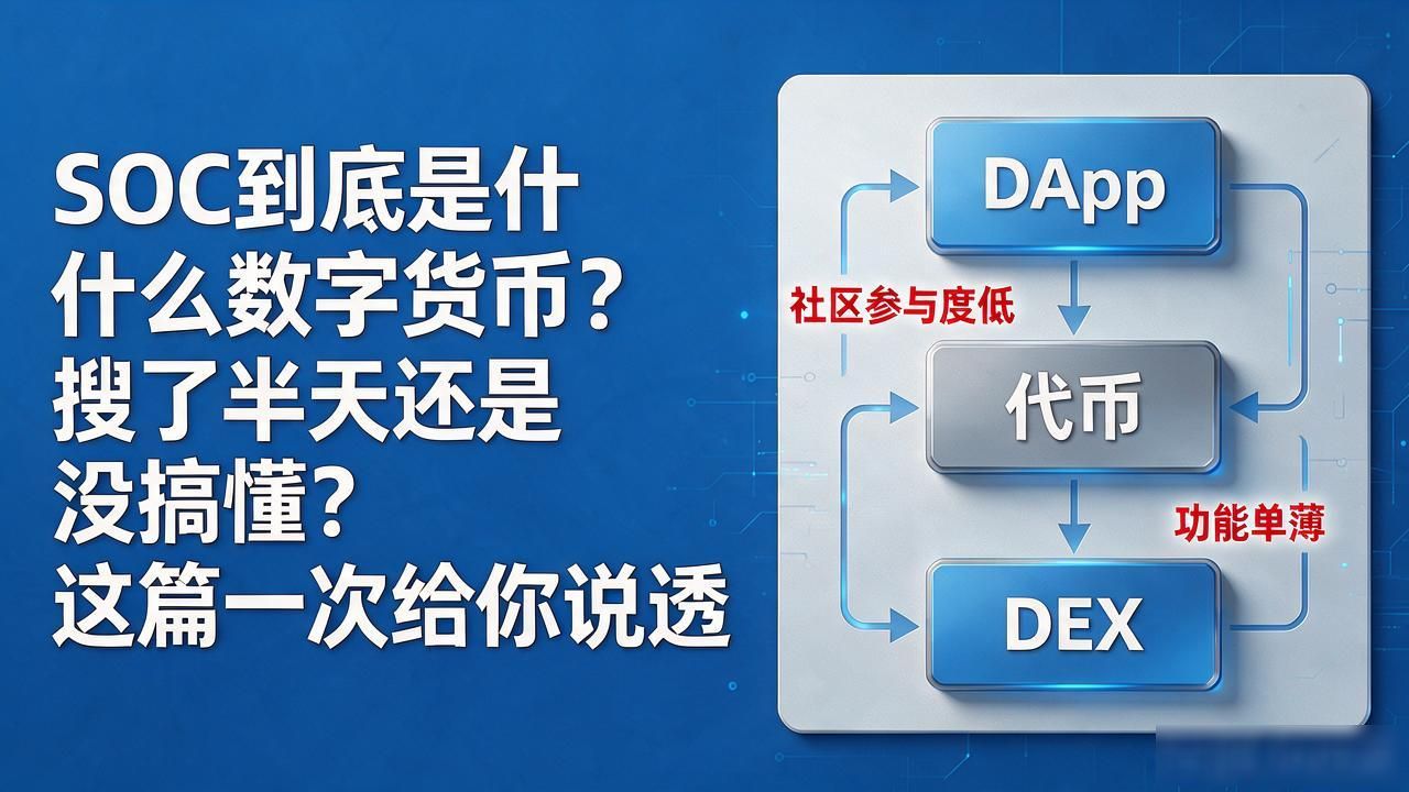 SOC到底是什么数字货币？搜了半天还是没搞懂？这篇一次给你说透