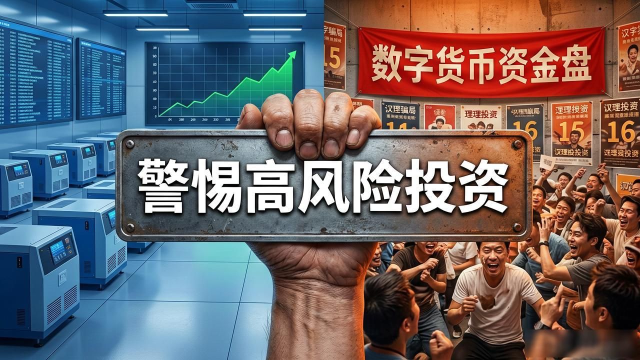数字货币资金盘挖矿_虚拟货币资金盘挖矿骗局_识别资金盘类高风险投资项目