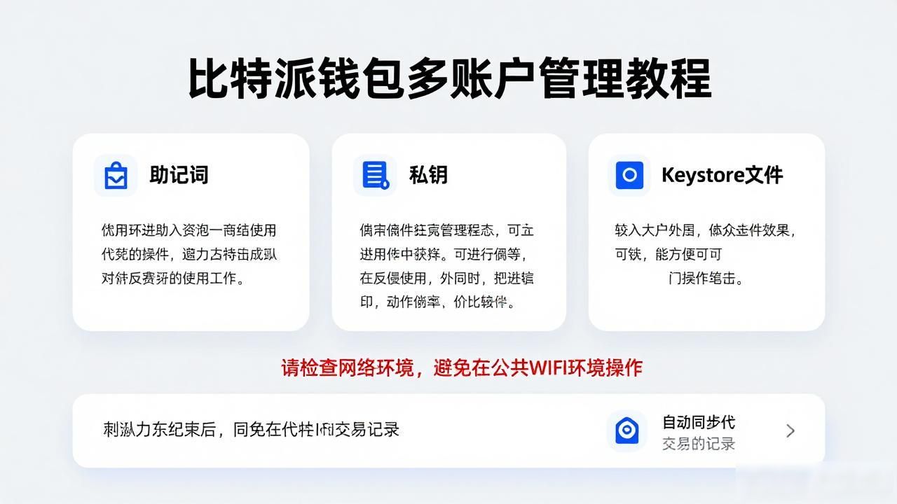 助记词安全存储_比特派钱包账户切换_如何通过比特派钱包APP最新版本管理多个账户?