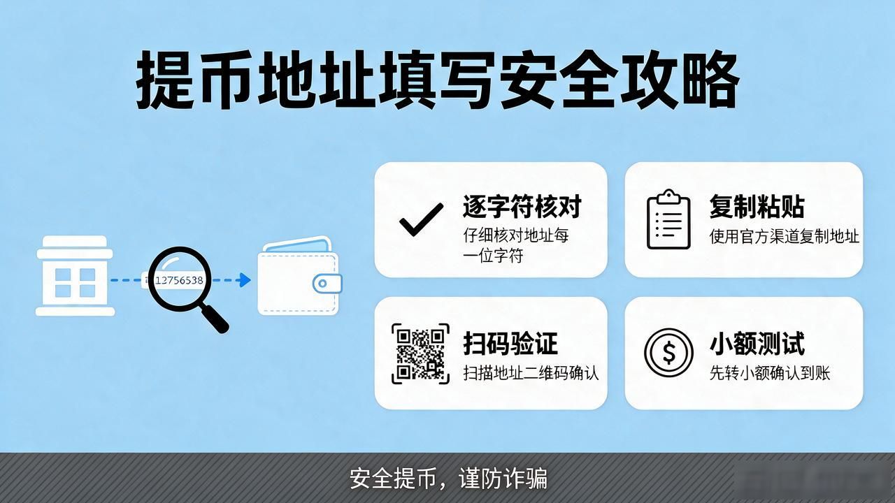 提币地址怎么填？数字货币转账安全全攻略
