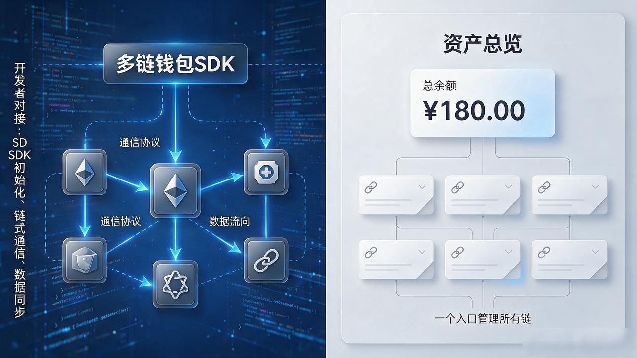 数字货币伞形钱包图片长什么样？多链多账户结构一张图说清楚