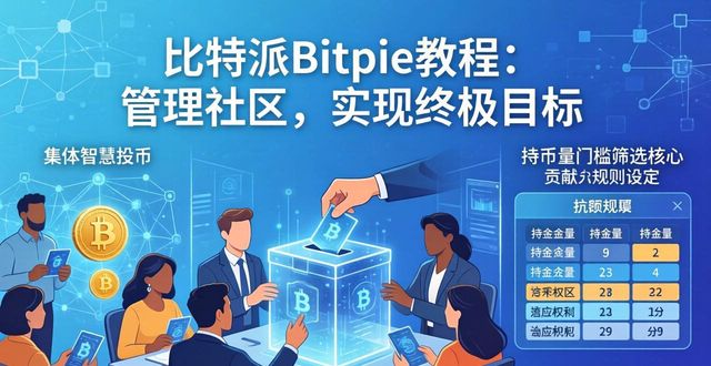 比特派Bitpie使用教程:管理社区的终极目标_比特派中文_比特派是去中心化的平台吗