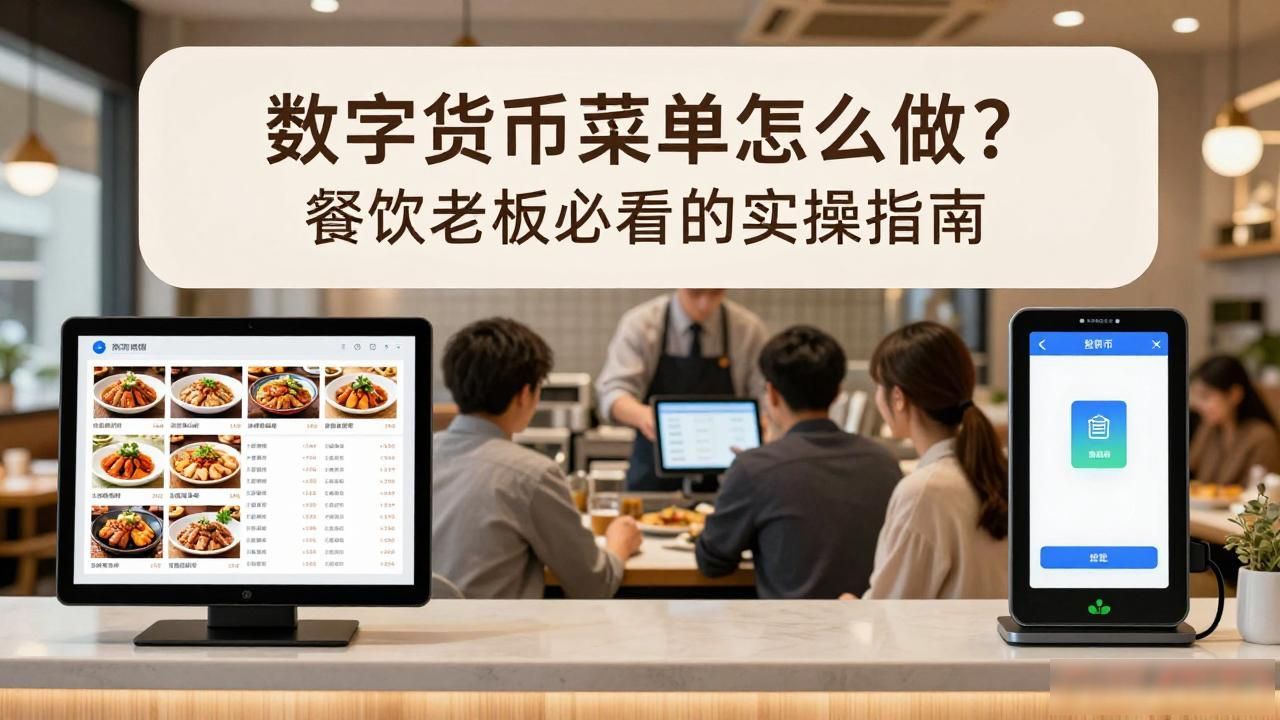数字货币菜单怎么做？餐饮老板必看的实操指南